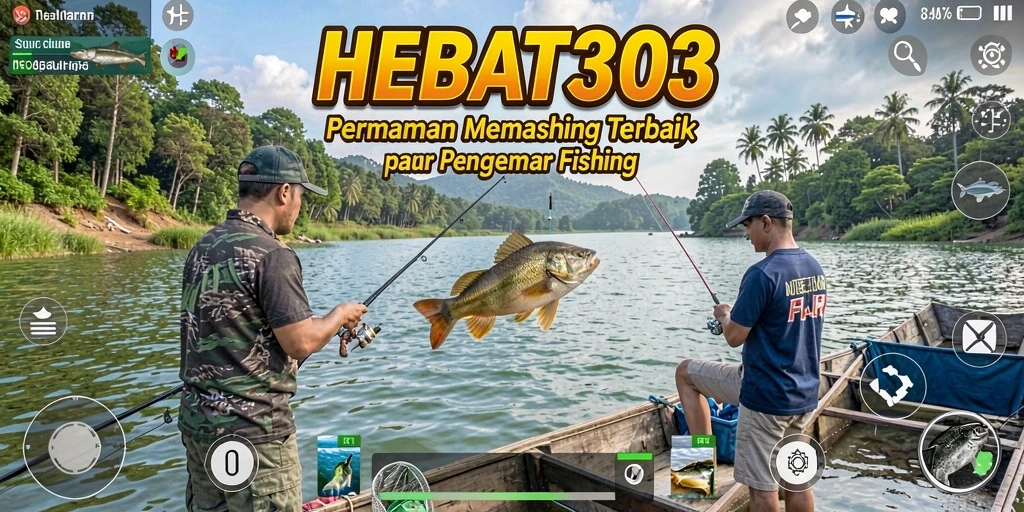Gameplay menarik saat menangkap berbagai jenis ikan di HEBAT303.