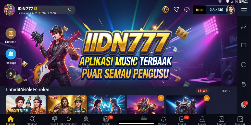 Tampilan gameplay yang menarik dan interaktif dari IDN777.