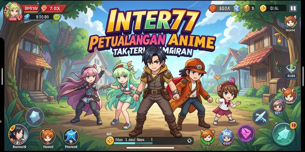 Tampilan gameplay INTER77 yang memukau dan penuh warna.