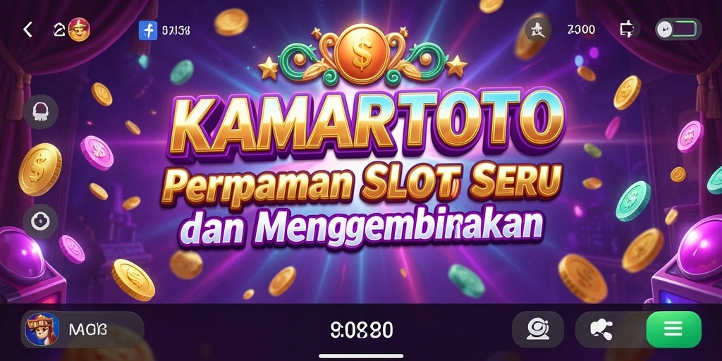 Tampilan gameplay seru di KAMARTOTO dengan fitur slot menarik.