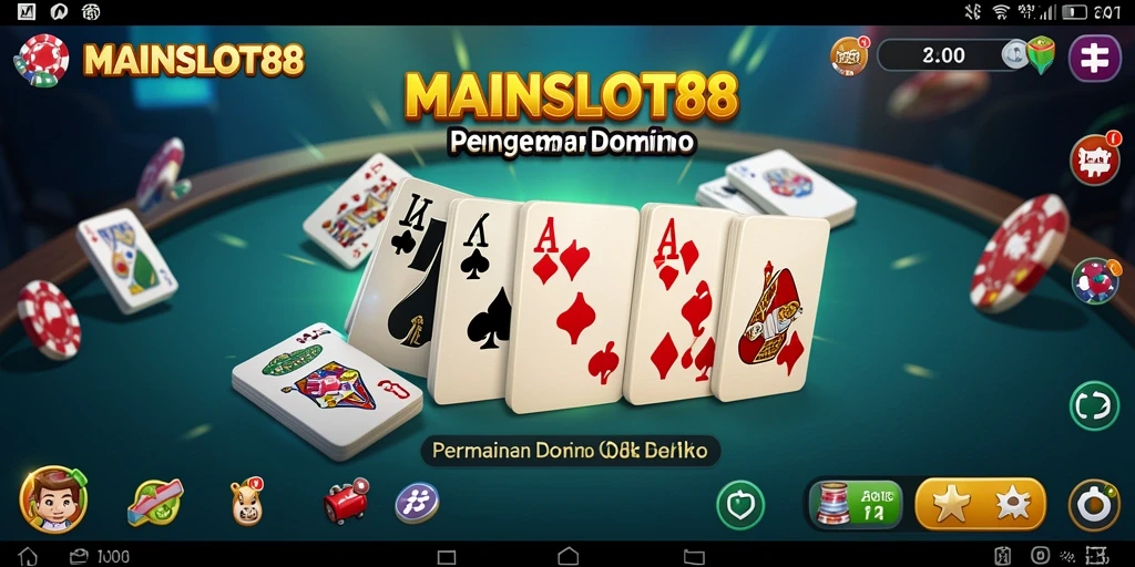 Tampilan gameplay seru MAINSLOT88 dengan mode permainan domino.