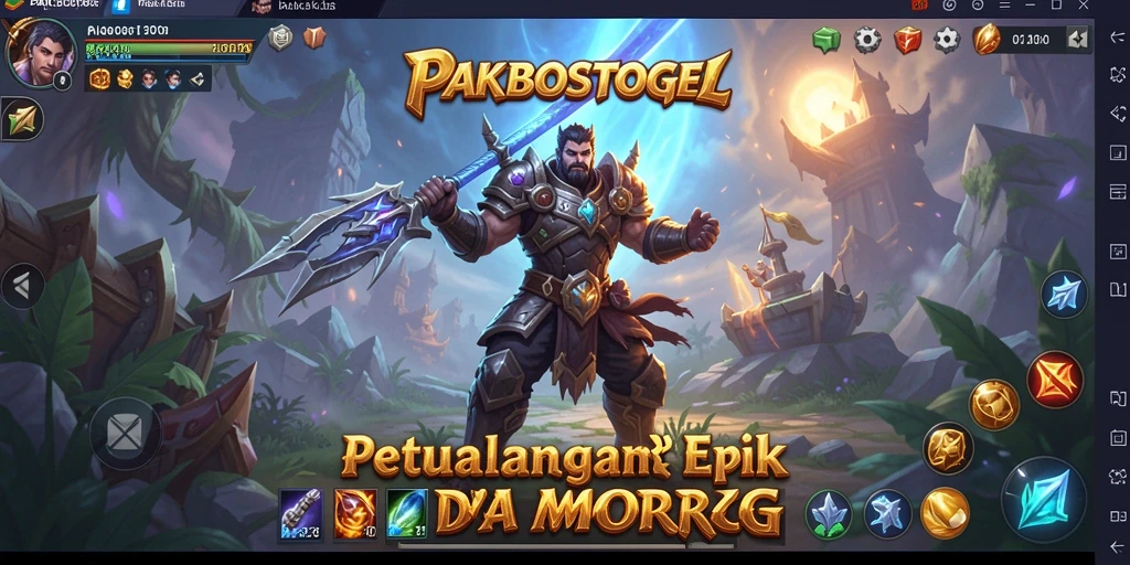 Tampilan gameplay menakjubkan di dunia PAKBOSTOGEL yang menantang.