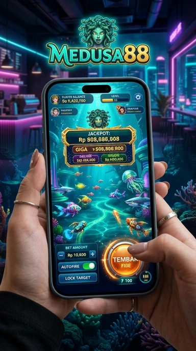 Proses pengunduhan aplikasi di Medusa88 yang cepat dan mudah.